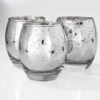 Richland Grande Hurricane Votive Holder Silver Mercury Set Of 72