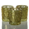 Richland Mercury Votive Holders Primrose Metallic Gold Set Of 12