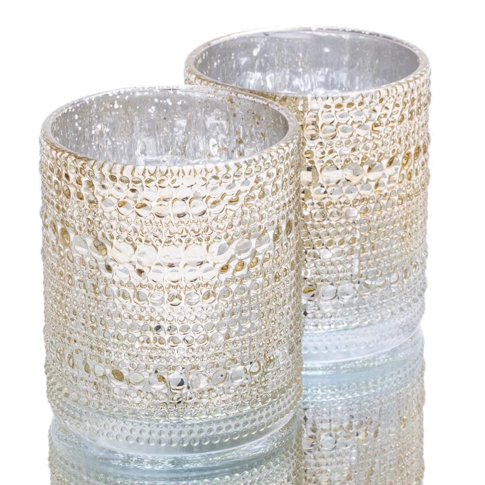 Richland Mercury Candle Holder Pearly Metallic Gold Large Set Of 24 3 Richland Mercury Candle Holder Pearly Metallic Gold Large Set Of 24