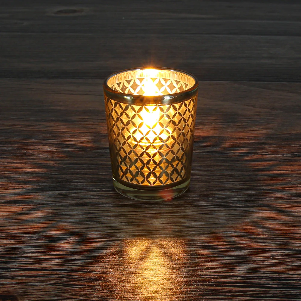 Richland Gold Lattice Glass Holder - Small Set Of 72 4 Richland Gold Lattice Glass Holder - Small Set Of 72 - Image 2