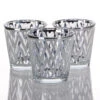 Richland Silver Chevron Glass Holder - Medium Set Of 48 2 Richland Silver Chevron Glass Holder - Medium Set Of 48 -Candle Decorations 9373 8646 2