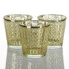 Richland Gold Lattice Glass Holder - Medium Set Of 48 -Candle Decorations 9383 8653 1fdd14bb 00d8 42ab 8083 974e5808f3d5