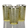Richland Gold Hexagonal Glass Holder - Large Set Of 48 2 Richland Gold Hexagonal Glass Holder - Large Set Of 48 -Candle Decorations 9527 8637