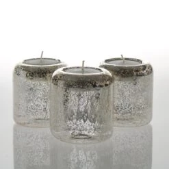 Richland Mercury Leopard Tealight Holder – Small Set Of 12 -Candle Decorations 9558 1369