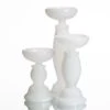 Richland White Glass Pillar Candle Holder Set Of 3