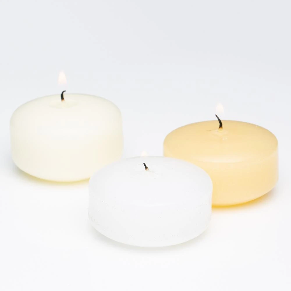 Richland Floating Candles 3" Ivory Set Of 12 5 Richland Floating Candles 3" Ivory Set Of 12 - Image 3