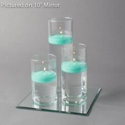 Eastland Square Mirror And Cylinder Vase Centerpiece With Richland 3" Floating Candles Set Of 84 -Candle Decorations 967A4170 Edit 1aecc2aa 3de2 4a24 a41e 62b803c21948