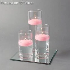 Eastland Square Mirror And Cylinder Vase Centerpiece With Richland 3" Floating Candles Set Of 84 -Candle Decorations 967A4175 Edit 74b5331f f41d 4de2 854e adbe6d20e2d2