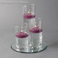 Eastland Round Mirror And Cylinder Vase Centerpiece With Richland 3" Floating Candles Set Of 84 24 Eastland Round Mirror And Cylinder Vase Centerpiece With Richland 3" Floating Candles Set Of 84 -Candle Decorations 967A4190 2697d08e 80e3 46cd 8b23 9166f6bb04b6