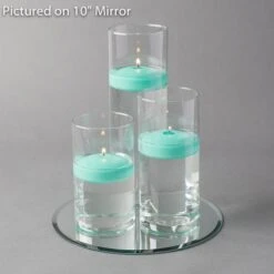 Eastland Round Mirror And Cylinder Vase Centerpiece With Richland 3" Floating Candles Set Of 84 25 Eastland Round Mirror And Cylinder Vase Centerpiece With Richland 3" Floating Candles Set Of 84 -Candle Decorations 967A4193 732443c9 2dd7 478f aba6 e8e35ab1589d
