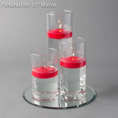 Eastland Round Mirror And Cylinder Vase Centerpiece With Richland 3" Floating Candles Set Of 84 13 Eastland Round Mirror And Cylinder Vase Centerpiece With Richland 3" Floating Candles Set Of 84 - Image 11
