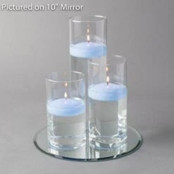 Eastland Round Mirror And Cylinder Vase Centerpiece With Richland 3" Floating Candles Set Of 84 29 Eastland Round Mirror And Cylinder Vase Centerpiece With Richland 3" Floating Candles Set Of 84 -Candle Decorations 967A4197 4024be18 0b33 43e4 bd33 23b66e7b280d