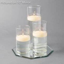 Eastland Octagon Mirror And Cylinder Vase Centerpiece With Richland 3" Floating Candles Set Of 84 20 Eastland Octagon Mirror And Cylinder Vase Centerpiece With Richland 3" Floating Candles Set Of 84 -Candle Decorations 967A4202 4e59519f 365a 42ec 9112 06bc9ea27621