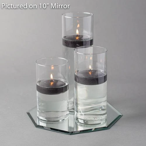 Eastland Octagon Mirror And Cylinder Vase Centerpiece With Richland 3" Floating Candles Set Of 84 8 Eastland Octagon Mirror And Cylinder Vase Centerpiece With Richland 3" Floating Candles Set Of 84 - Image 6