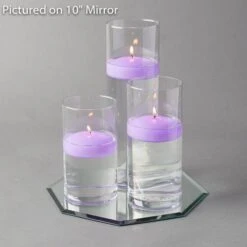 Eastland Octagon Mirror And Cylinder Vase Centerpiece With Richland 3" Floating Candles Set Of 84 25 Eastland Octagon Mirror And Cylinder Vase Centerpiece With Richland 3" Floating Candles Set Of 84 -Candle Decorations 967A4208 4a804937 c53e 49a0 aab4 ae9b511e377b