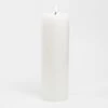 Richland 4" X 12" White Pillar Candle Set Of 6