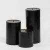 Richland Pillar Candles 4 X4", 4"x6" & 4"x9 Black Set Of 18 1 Richland Pillar Candles 4 X4", 4"x6" & 4"x9 Black Set Of 18 -Candle Decorations 967a0014 edit 1