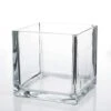 Richland Square Glass Cube Vase 6" Set Of 12 -Candle Decorations 967a0130 edit 1