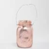 Richland Small Mercury Hanging Mason Jar With Clear Bead Handle - Rose Gold Set Of 6 2 Richland Small Mercury Hanging Mason Jar With Clear Bead Handle - Rose Gold Set Of 6 -Candle Decorations 967a0171 edit