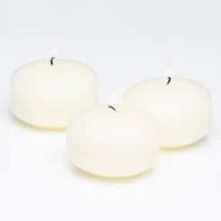 Richland Floating Candles 2" Light Ivory Set Of 24