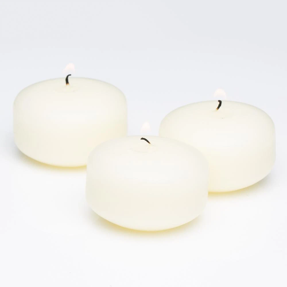Richland Floating Candles 2" Light Ivory Set Of 72 3 Richland Floating Candles 2" Light Ivory Set Of 72