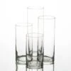 Eastland Cylinder Vases 6" , 7.5", 9" & 10.5" Set Of 4 -Candle Decorations 967a2072 edit