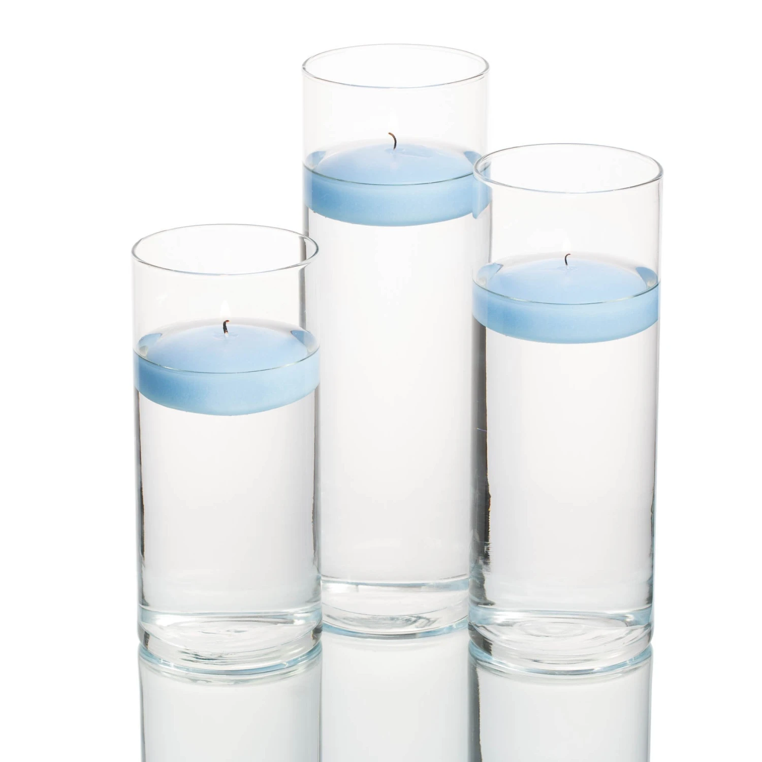 Richland Floating Candles & Eastland Cylinder Holders Set Of 3 15 Richland Floating Candles & Eastland Cylinder Holders Set Of 3 - Image 13