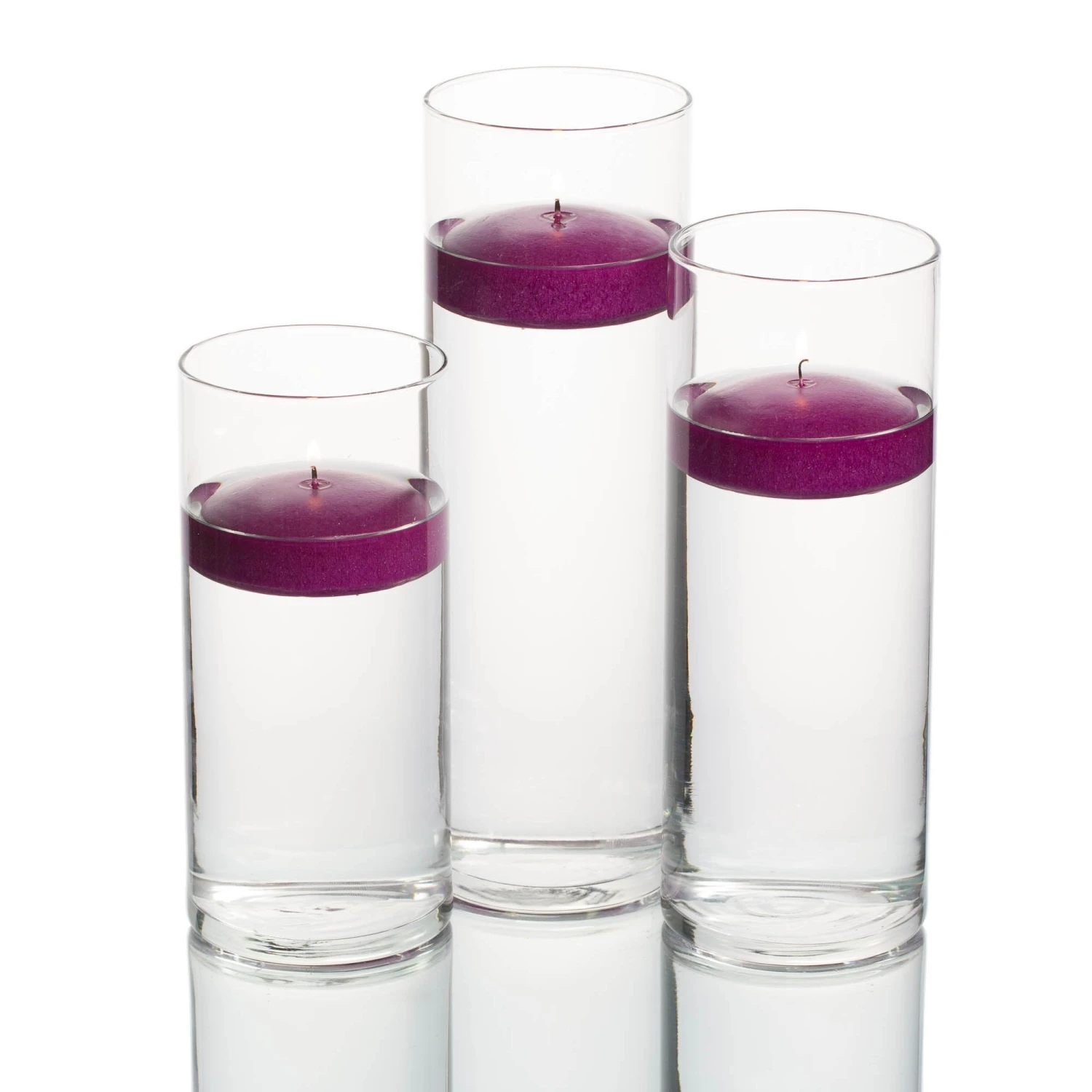 Richland Floating Candles & Eastland Cylinder Holders Set Of 3 10 Richland Floating Candles & Eastland Cylinder Holders Set Of 3 - Image 8