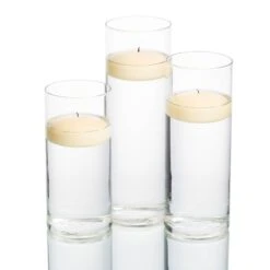 Richland Floating Candles & Eastland Cylinder Holders Set Of 3 26 Richland Floating Candles & Eastland Cylinder Holders Set Of 3 -Candle Decorations 967a2751 edit 2