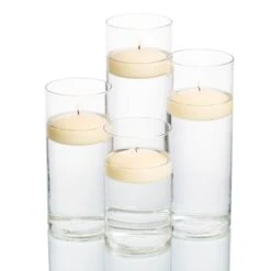Richland Floating Candles & Eastland Cylinder Holders Set Of 4 20 Richland Floating Candles & Eastland Cylinder Holders Set Of 4 -Candle Decorations 967a2752 edit