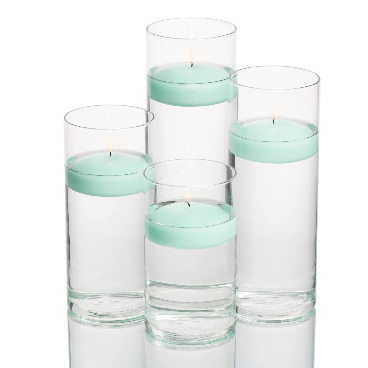 Richland Floating Candles & Eastland Cylinder Holders Set Of 48 5 Richland Floating Candles & Eastland Cylinder Holders Set Of 48 - Image 3