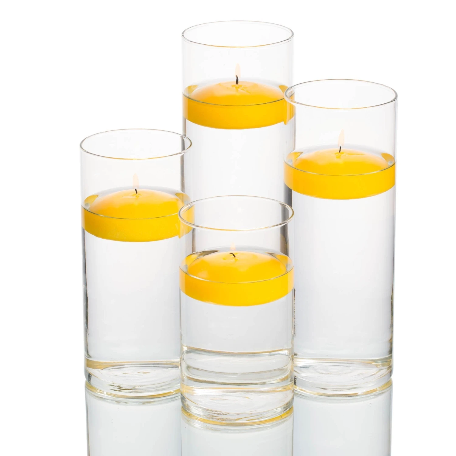 Richland Floating Candles & Eastland Cylinder Holders Set Of 4 14 Richland Floating Candles & Eastland Cylinder Holders Set Of 4 - Image 12