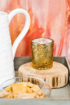 Richland Mercury Votive Holders Primrose Metallic Gold Set Of 48 -Candle Decorations 967a2898 1