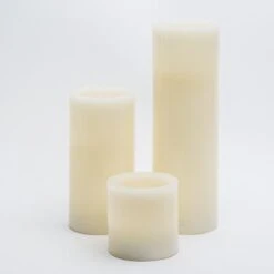 Richland Flameless LED Pillar Candles 3"x3", 3"x6" & 3"x9" Ivory Set Of 18 11 Richland Flameless LED Pillar Candles 3"x3", 3"x6" & 3"x9" Ivory Set Of 18 -Candle Decorations 967a2929 1