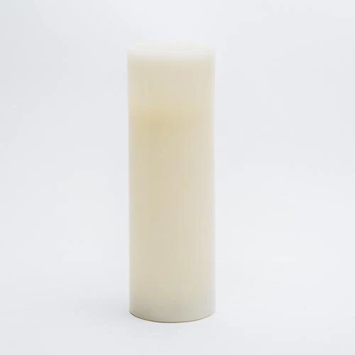 Richland Flameless LED Pillar Candles 3"x9" Ivory Set Of 6 6 Richland Flameless LED Pillar Candles 3"x9" Ivory Set Of 6 - Image 4