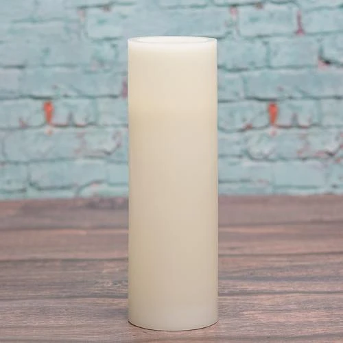 Richland Flameless LED Pillar Candles 3"x9" Ivory Set Of 6 3 Richland Flameless LED Pillar Candles 3"x9" Ivory Set Of 6