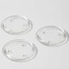 Eastland Glass Pillar Plate Round 4” Set Of 36 -Candle Decorations 967a3063 1