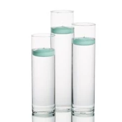 Eastland Tall Cylinder Vases With Richland Floating Candles Set Of 3 -Candle Decorations 967a3534 edit 2