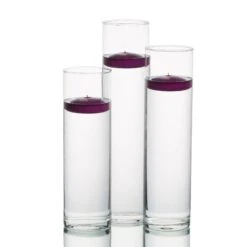 Eastland Tall Cylinder Vases With Richland Floating Candles Set Of 3 -Candle Decorations 967a3550 edit 2