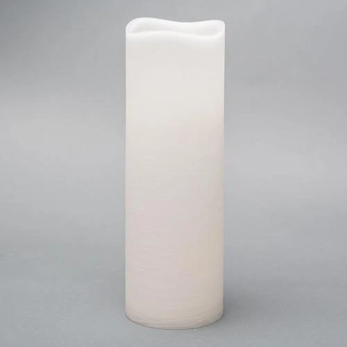 Richland 4" X 12" Large LED Pillar Candle With Wavy Top 3 Richland 4" X 12" Large LED Pillar Candle With Wavy Top