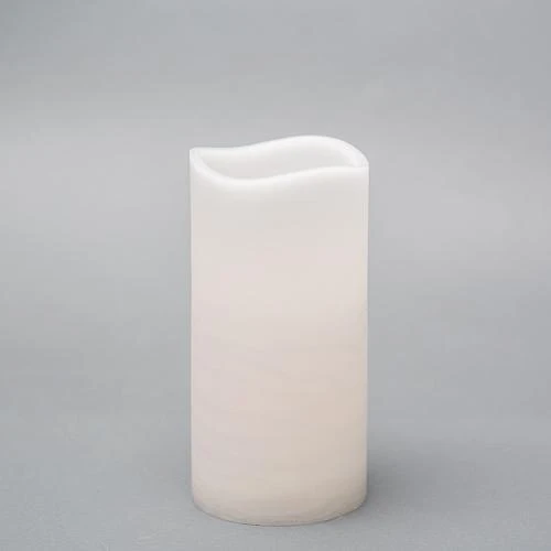 Richland 4" X 8" Large LED Pillar Candle With Wavy Top - Set Of 6 3 Richland 4" X 8" Large LED Pillar Candle With Wavy Top - Set Of 6