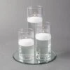 Eastland Round Mirror And Cylinder Vase Centerpiece With Richland 3" Floating Candles Set Of 84 1 Eastland Round Mirror And Cylinder Vase Centerpiece With Richland 3" Floating Candles Set Of 84 -Candle Decorations 967a4180 edit 2 1