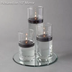 Eastland Round Mirror And Cylinder Vase Centerpiece With Richland 3" Floating Candles Set Of 7 26 Eastland Round Mirror And Cylinder Vase Centerpiece With Richland 3" Floating Candles Set Of 7 -Candle Decorations 967a4185 edit