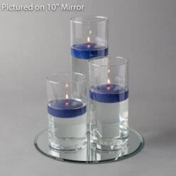 Eastland Round Mirror And Cylinder Vase Centerpiece With Richland 3" Floating Candles Set Of 7 22 Eastland Round Mirror And Cylinder Vase Centerpiece With Richland 3" Floating Candles Set Of 7 -Candle Decorations 967a4196