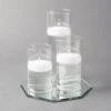 Eastland Octagon Mirror And Cylinder Vase Centerpiece With Richland 3" Floating Candles Set Of 7 2 Eastland Octagon Mirror And Cylinder Vase Centerpiece With Richland 3" Floating Candles Set Of 7 -Candle Decorations 967a4200 2