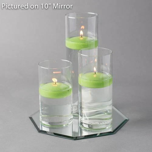 Eastland Octagon Mirror And Cylinder Vase Centerpiece With Richland 3" Floating Candles Set Of 7 8 Eastland Octagon Mirror And Cylinder Vase Centerpiece With Richland 3" Floating Candles Set Of 7 - Image 6