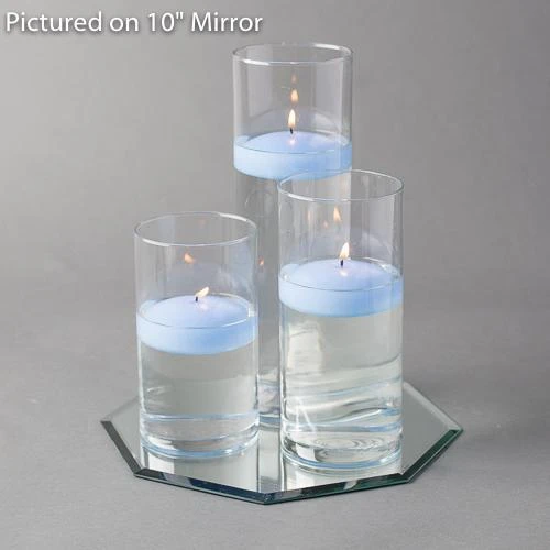Eastland Octagon Mirror And Cylinder Vase Centerpiece With Richland 3" Floating Candles Set Of 7 15 Eastland Octagon Mirror And Cylinder Vase Centerpiece With Richland 3" Floating Candles Set Of 7 - Image 13