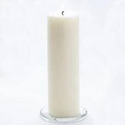 Richland Pillar Candle 9" & Eastland Square Holder 12" Set Of 12 -Candle Decorations 967a5213 edit f4fde966 34d2 478a 8e7d 0b1869edc3bd