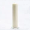 Richland Pillar Candle 3"x12" Light Ivory Set Of 12