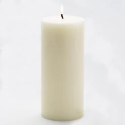 Richland 4" X 9" Light Ivory Pillar Candles Set Of 6